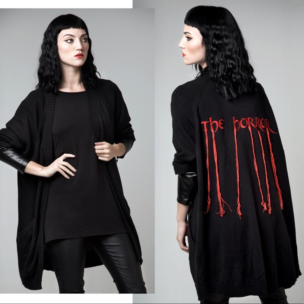 Disturbia “the horror” cardigan